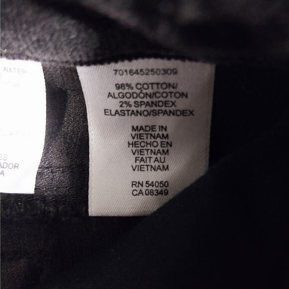 JONES NEW YORK! ESPRESSO BROWN FINE WALE CORDUROY STRAIGHT LEG PANTS! SZ 18 - Picture 10 of 11